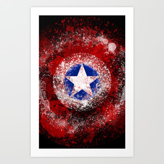 Avengers - Captain America Art Print