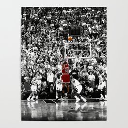 MichaelJordan Iconic Basketball Sports Poster