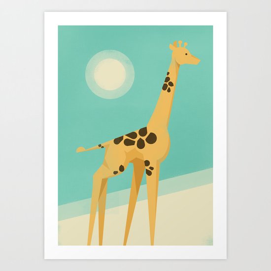 Giraffe Art Print