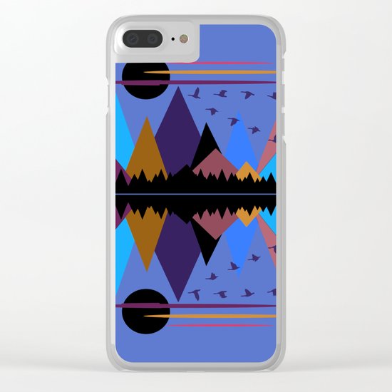 Geese On The Wing Clear iPhone Case