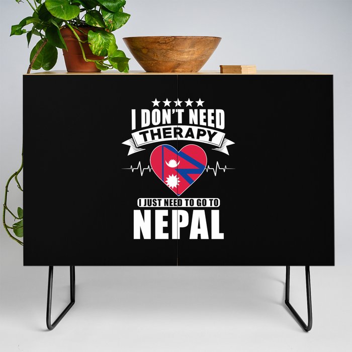 Nepal I do not need Therapy Credenza