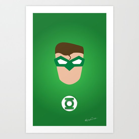 GREEN LANTERN Art Print