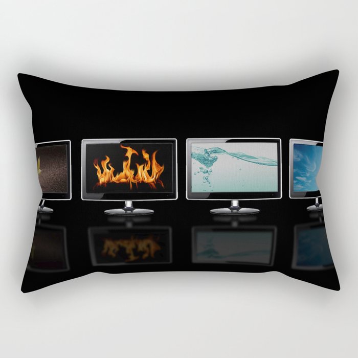 Computer Elements Rectangular Pillow