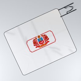 Flag of Cherkasy Picnic Blanket