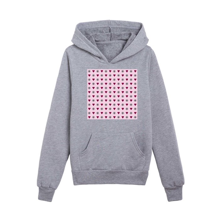 heart and love 54 - with star Kids Pullover Hoodie