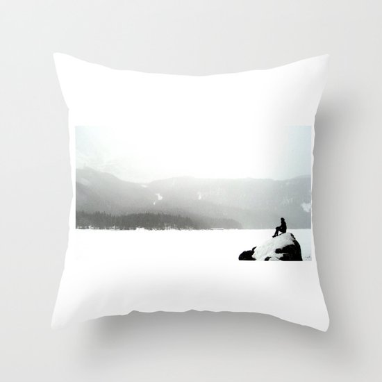 snowblind. Throw Pillow