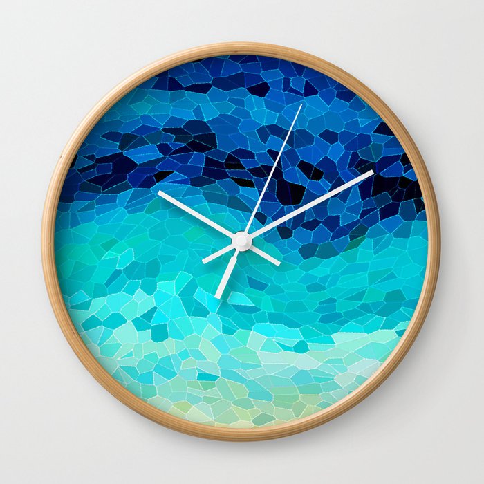 INVITE TO BLUE Wall Clock