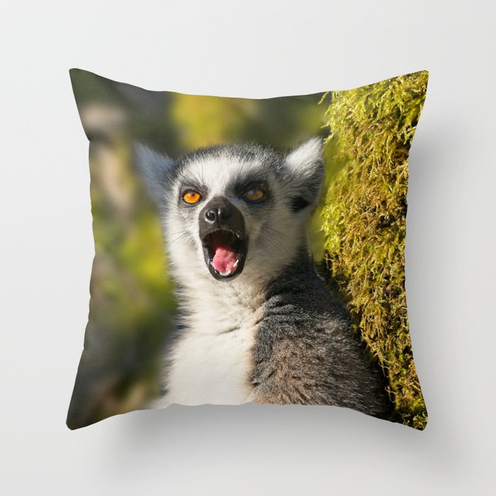 Lemur Animals Cushion Cover