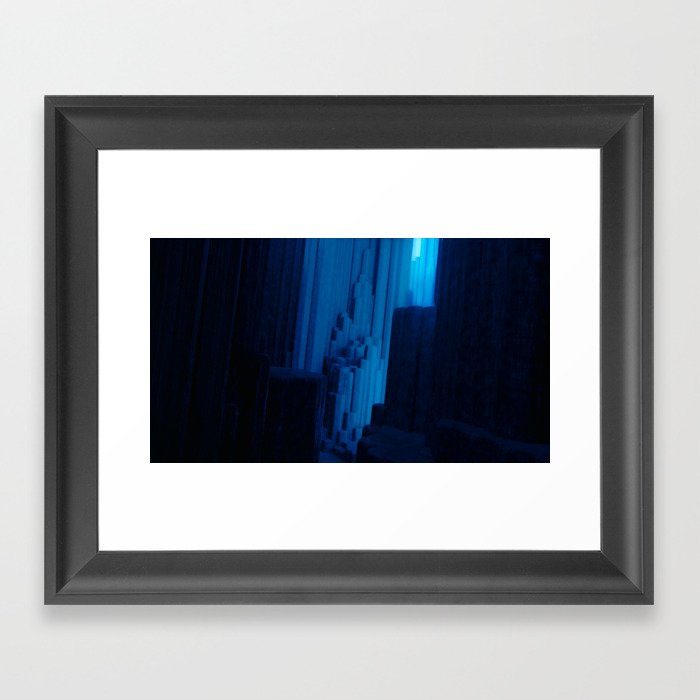 Abstract Cave Framed Art Print