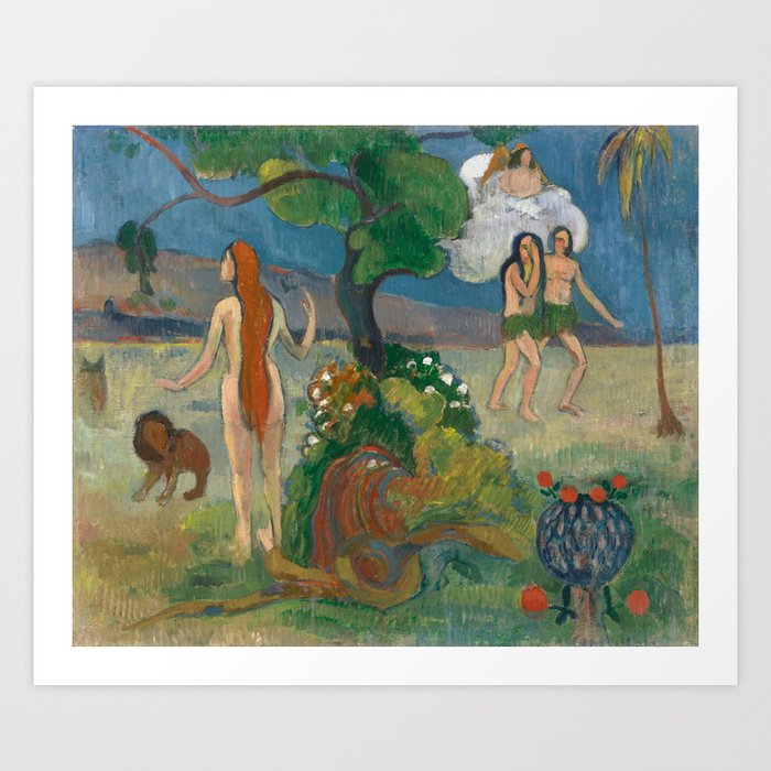 Paradise Lost by Paul Gauguin Art Print