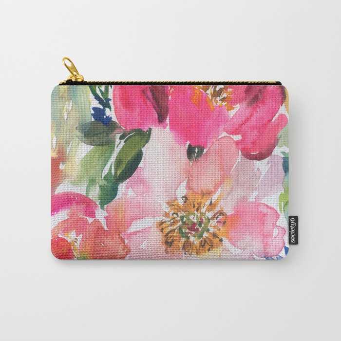 cool peonies Carry-All Pouch