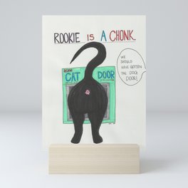 Fat Cat  Mini Art Print