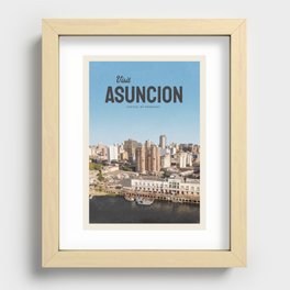 Visit Asunción  Recessed Framed Print