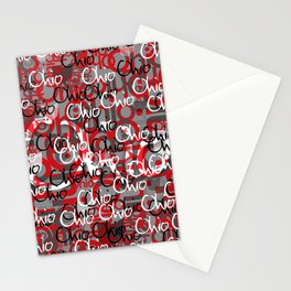 Ohio Scarlett & Gray Day Stationery Cards