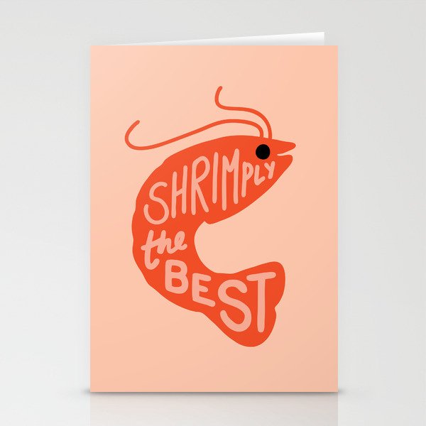 Shrimply the Best Stationery Cards