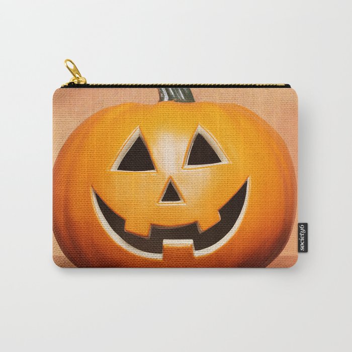 Halloween Pumpkin Carry-All Pouch