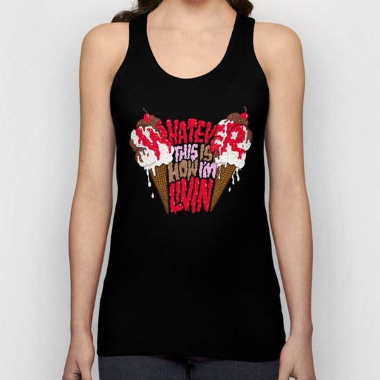 This is how I'm livin'. Unisex Tank Top
