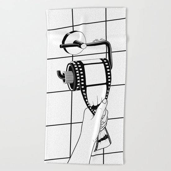 Past is shit Beach Towel
