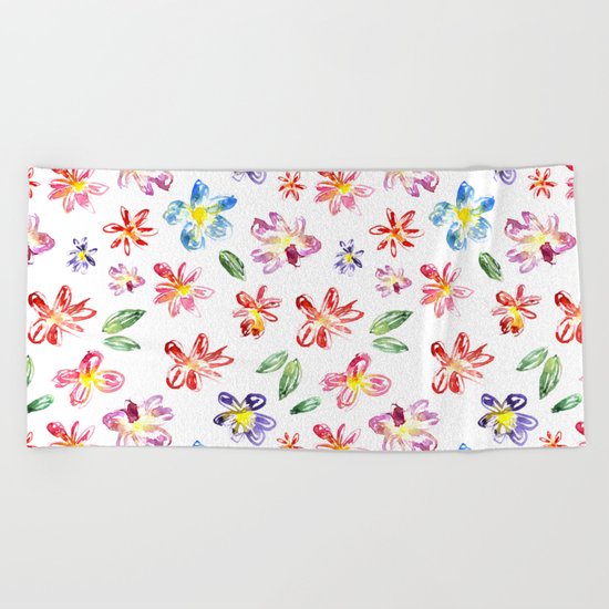 Flower glade Beach Towel