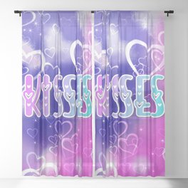 Dreamy Kisses Sheer Curtain