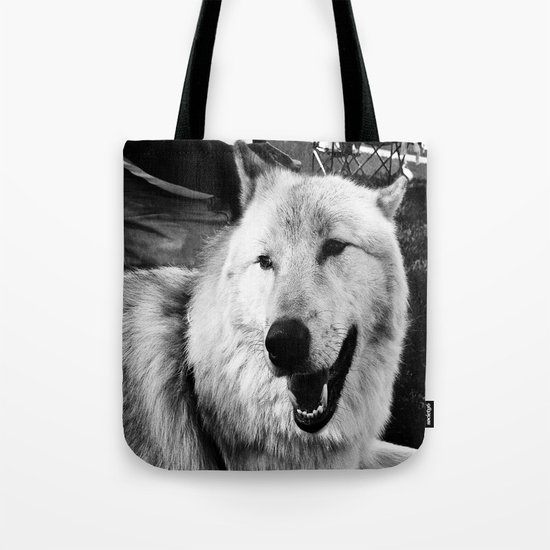 Wolf Dog Tote Bag