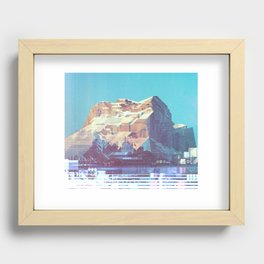 Mountain Recessed Framed Print