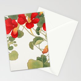 Nasturtium flower Stationery Card