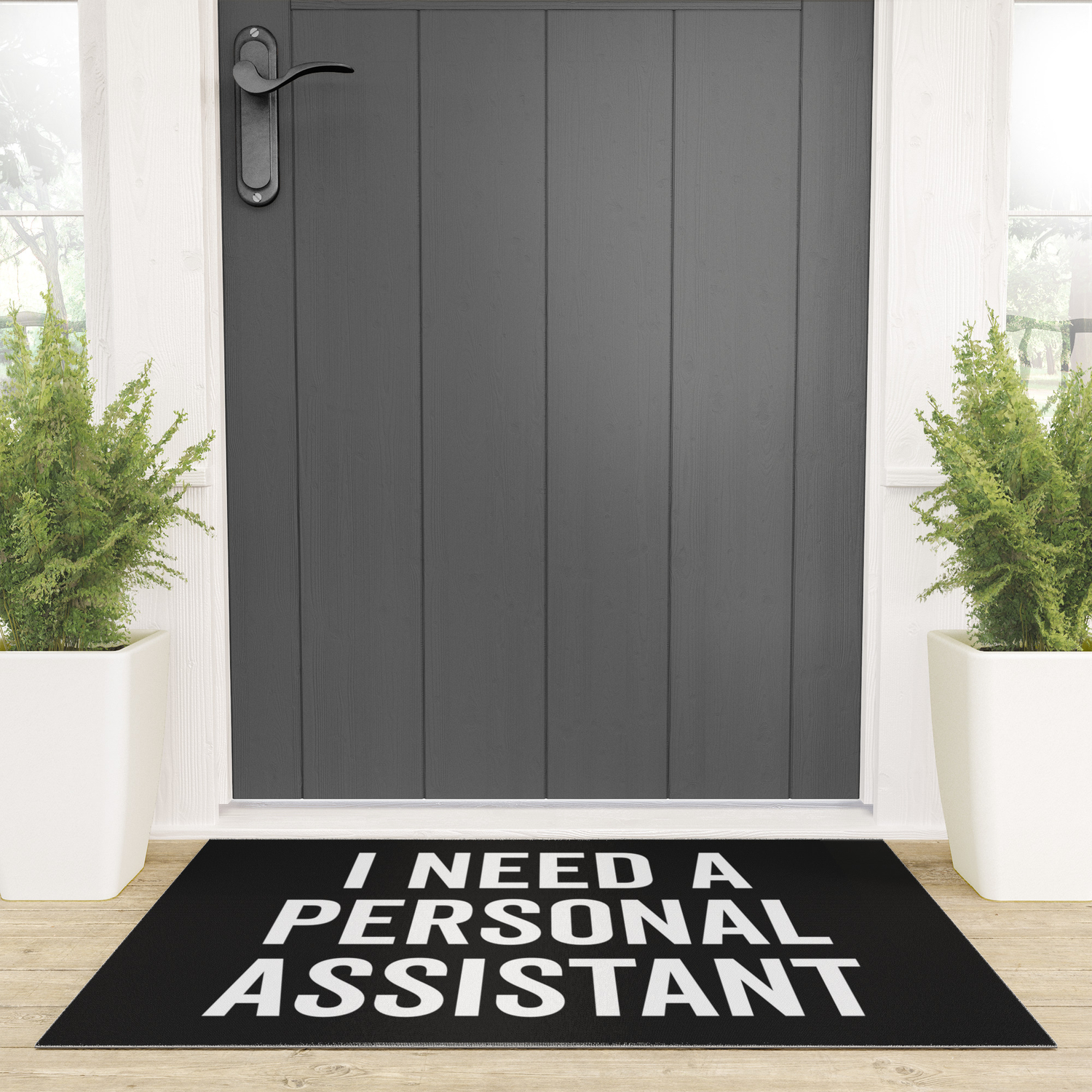 Personal Assistant Funny Quote Welcome Mat By Envyart Society6