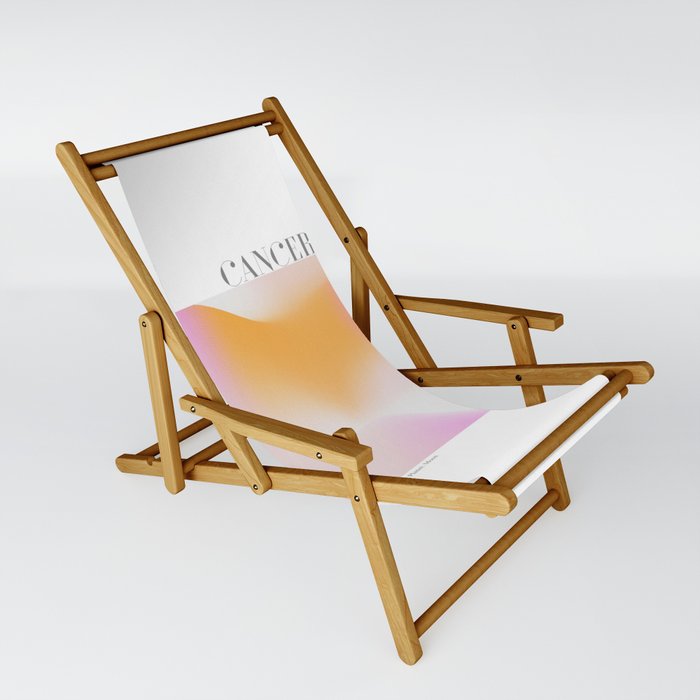 Cancer Abstract Aura Sling Chair