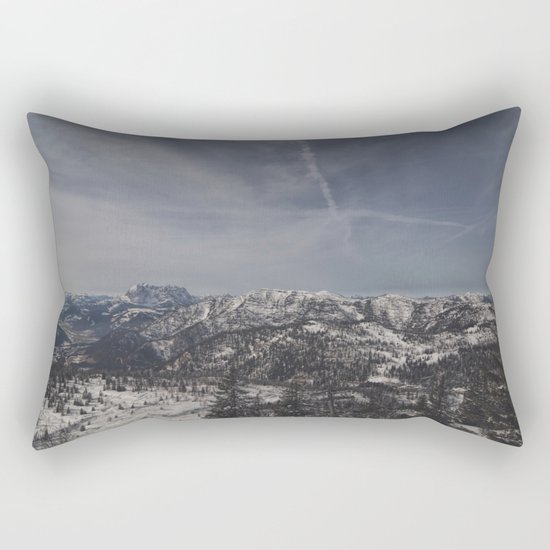 The mountains are calling Rectangular Pillow