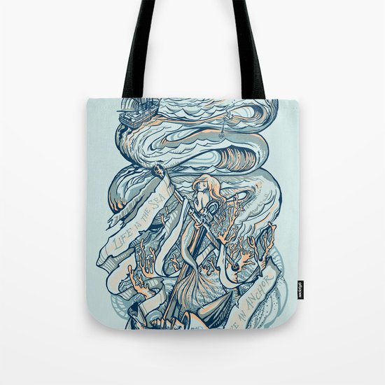 Life & Love at Sea Tote Bag