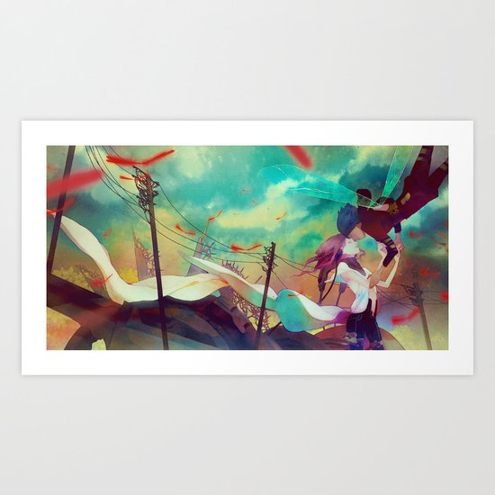 here Art Print