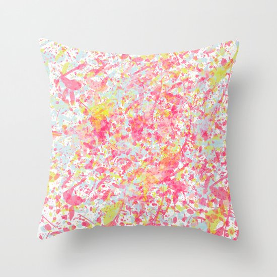Explosion of blossoms Throw Pillow