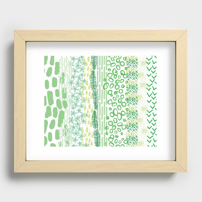 Spring Palette Recessed Framed Print