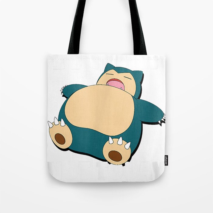  Nope Not Today Snorlax  Tote Bag