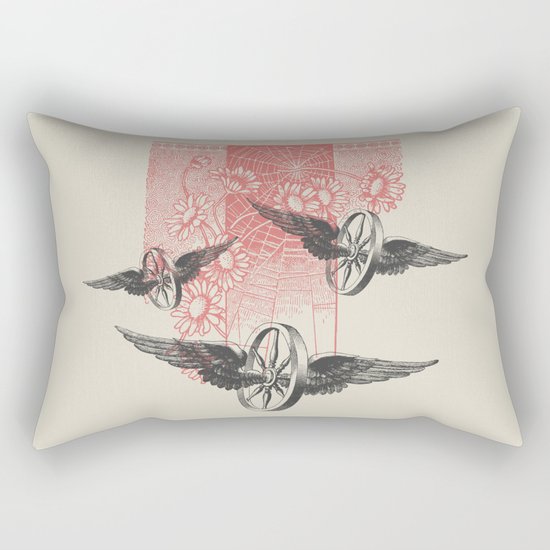 Cosmic Wheels Rectangular Pillow