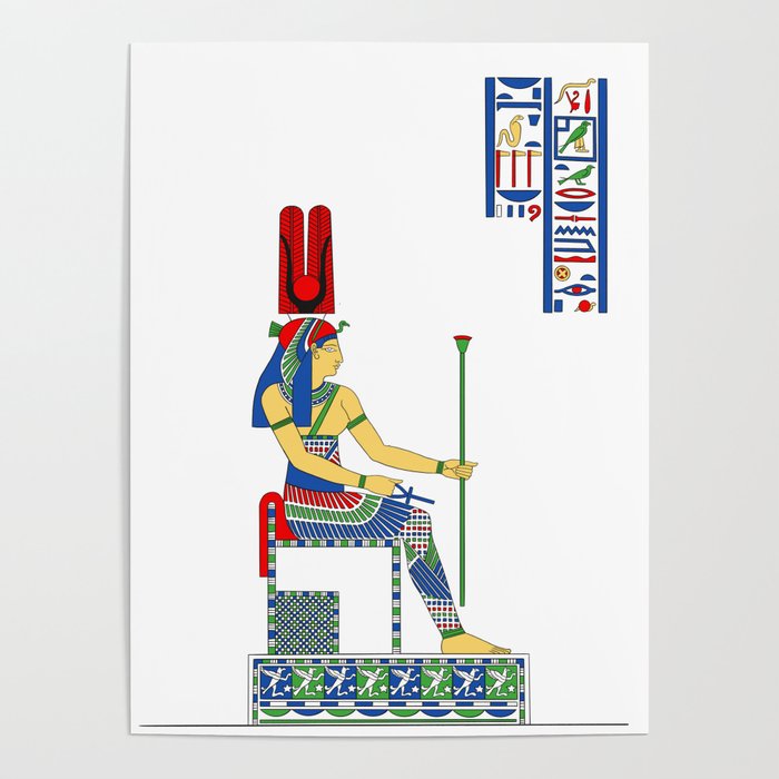 Hathor - a goddess in ancient Egypt Poster