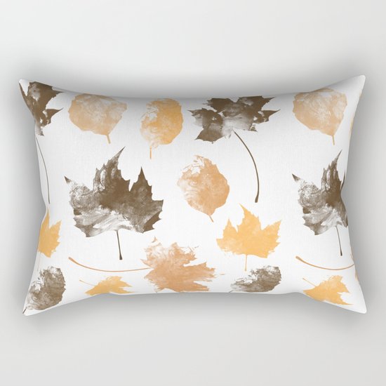 autumn, leaves, Rectangular Pillow