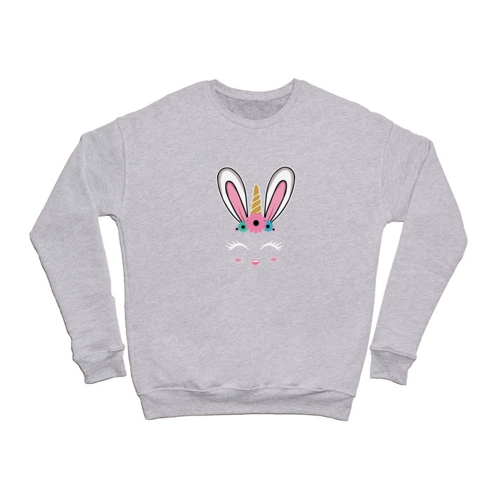 Easter Bunny Happy Easter Unicorn Crewneck Sweatshirt
