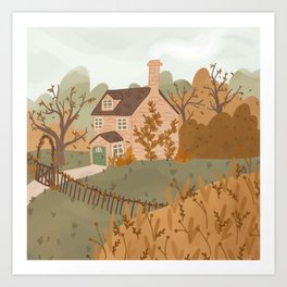 Cozy Cottage Art Print