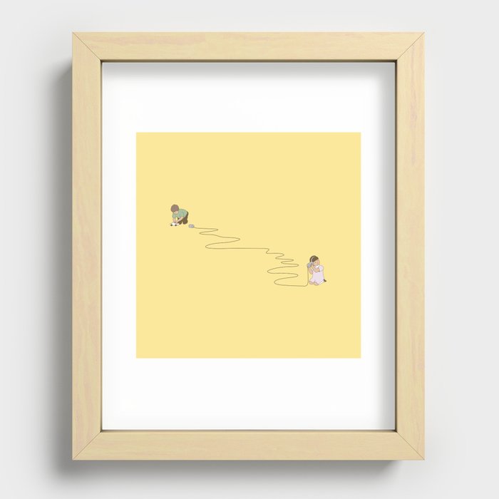 Young Love Recessed Framed Print
