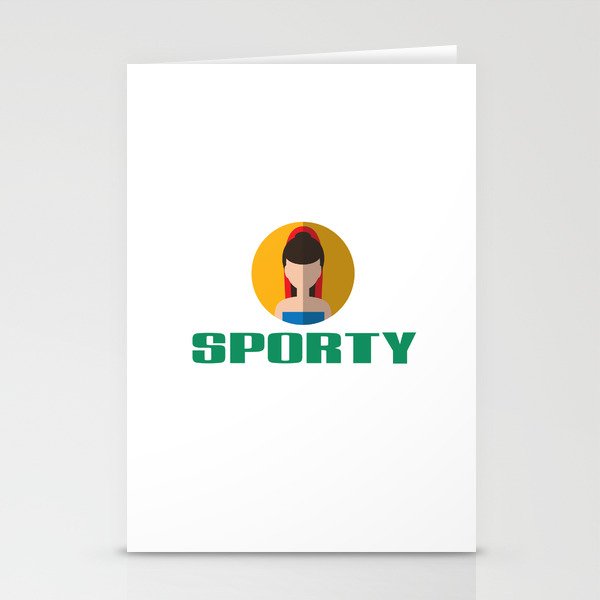 SPORTY SPICE Stationery Cards