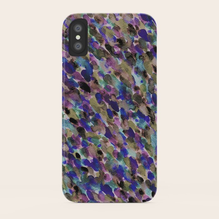 Purple And Olive IPhone Case By Georgianaparaschiv Society6