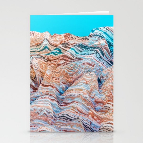 Colorful Hills Stationery Cards
