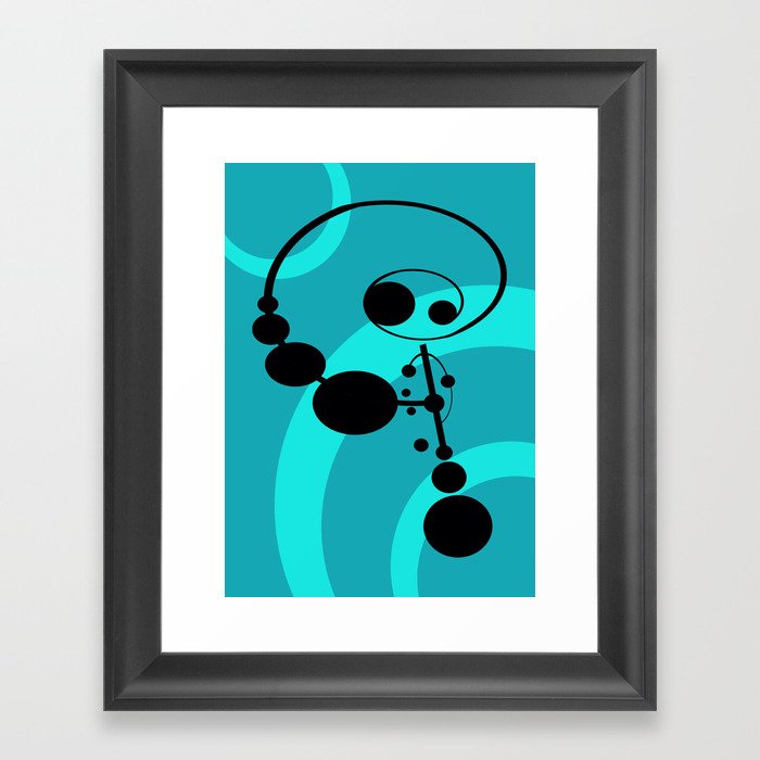Bubble Man Framed Art Print
