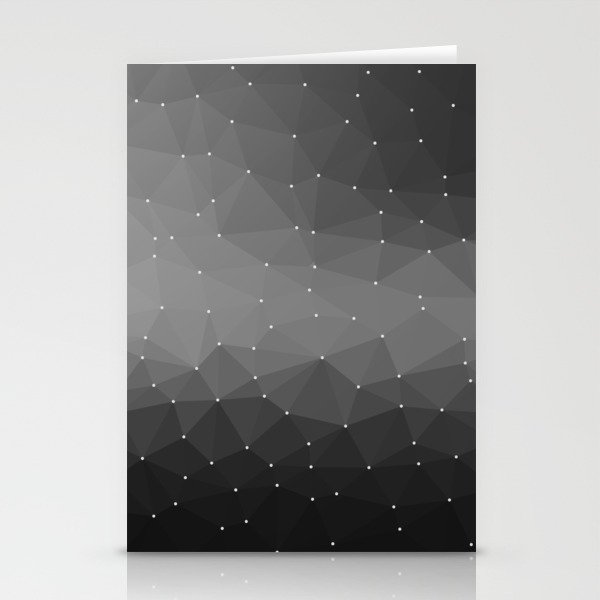 Sun In The Water Black Grey Stationery Cards
