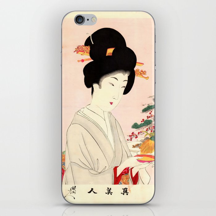 Bride and Nuptial Sake (Toyohara Chikanobu) iPhone Skin
