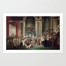 The Coronation of Napoleon and Josephine - Jacques-Louis David Art Print