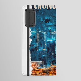 Chongqing China city watercolor Android Wallet Case