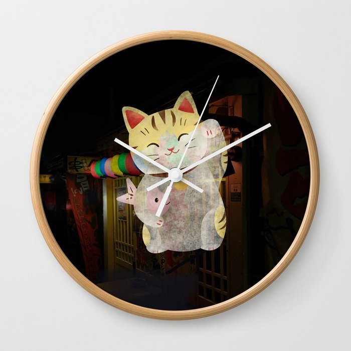 Maneki on sale neko clock